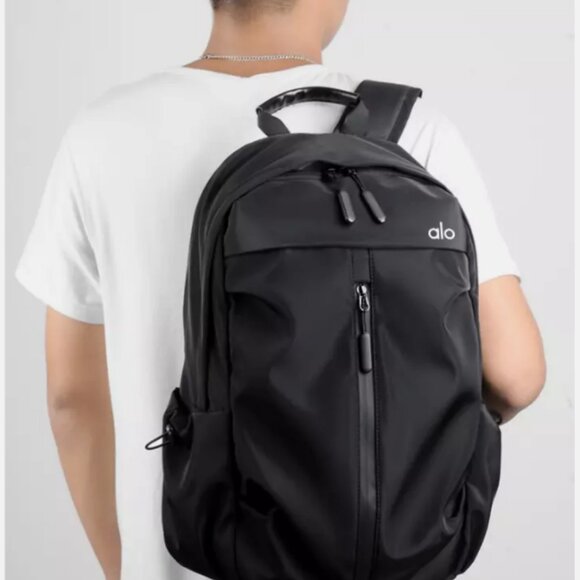 ALO Yoga Black Men's Backpack - Picture 1 of 6